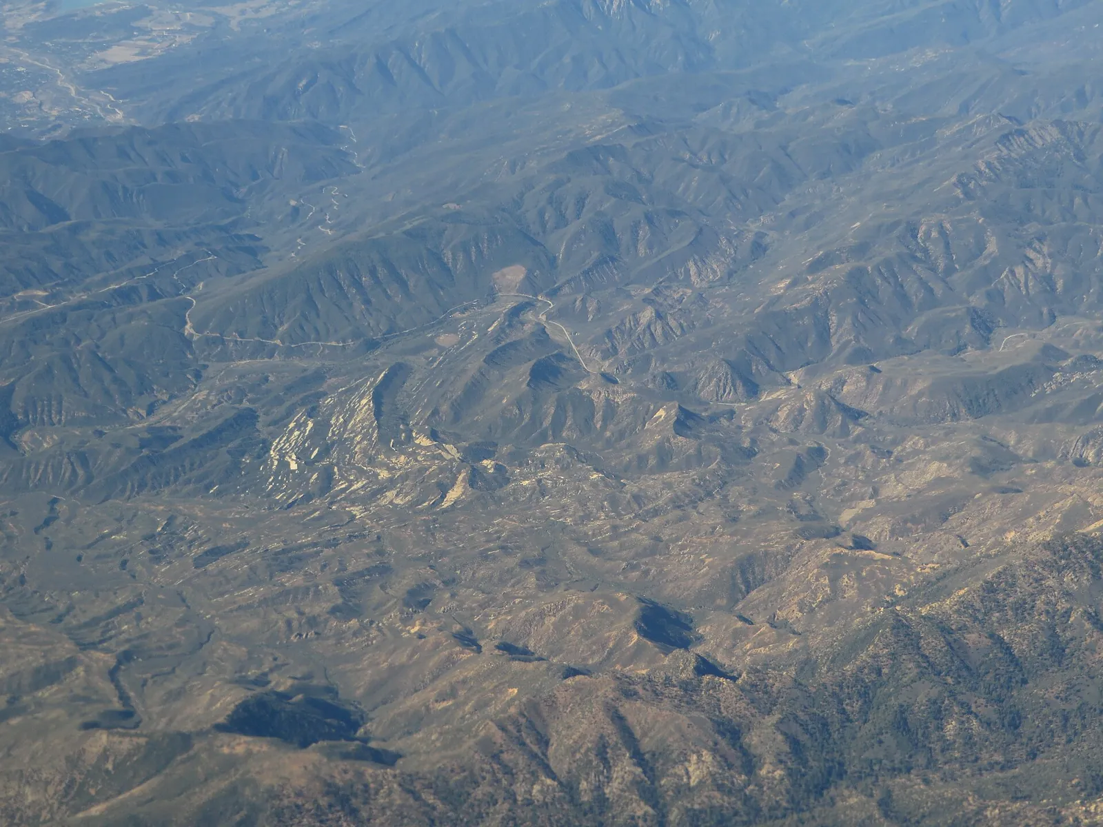 Evening light on the Topatopa Mountains above Ojai